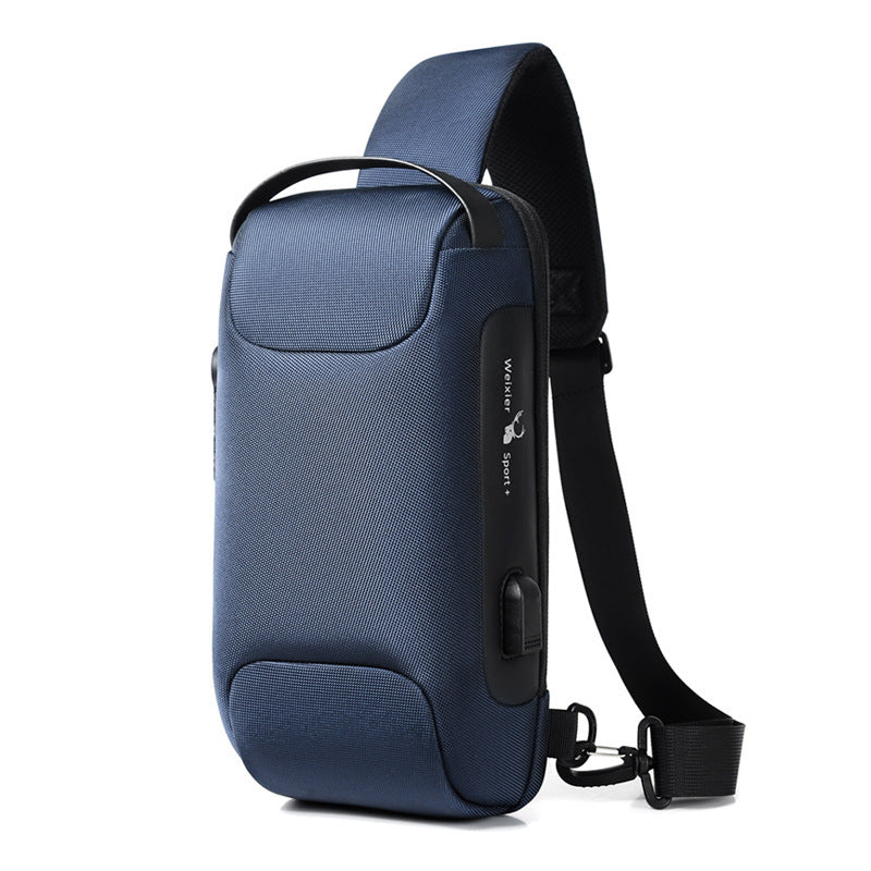 Borsa a Spalla Antifurto Impermeabile con USB Multifunzionale