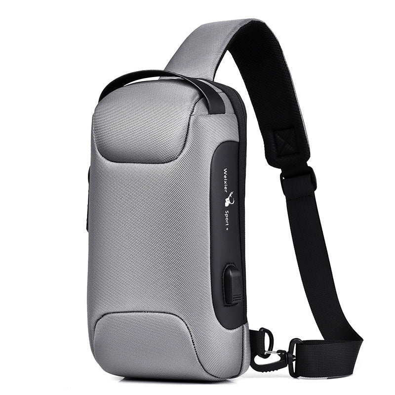 Borsa a Spalla Antifurto Impermeabile con USB Multifunzionale