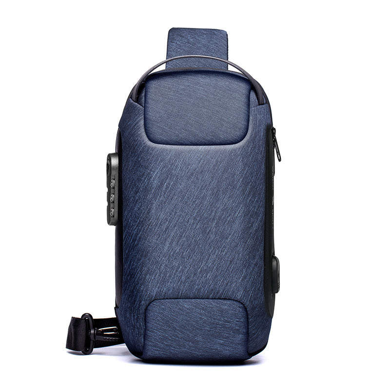 Borsa a Spalla Antifurto Impermeabile con USB Multifunzionale