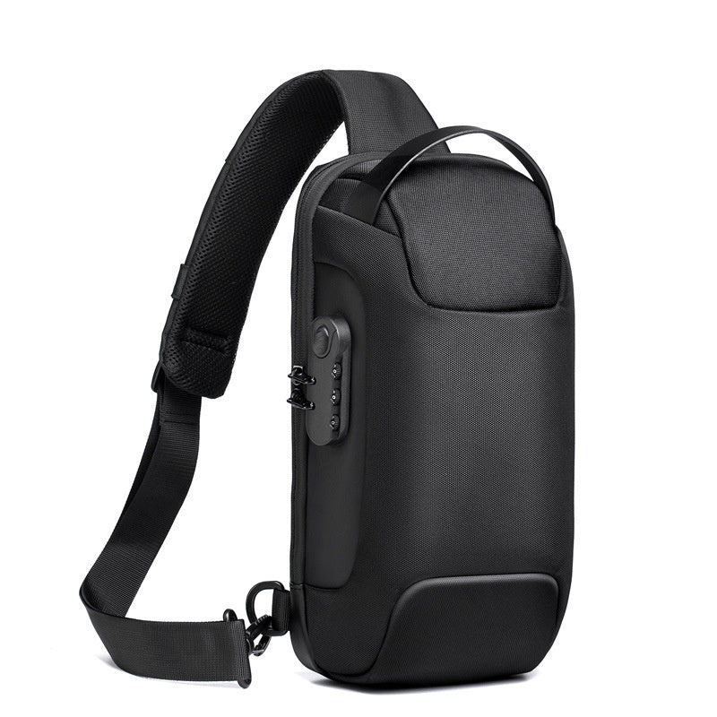 Borsa a Spalla Antifurto Impermeabile con USB Multifunzionale