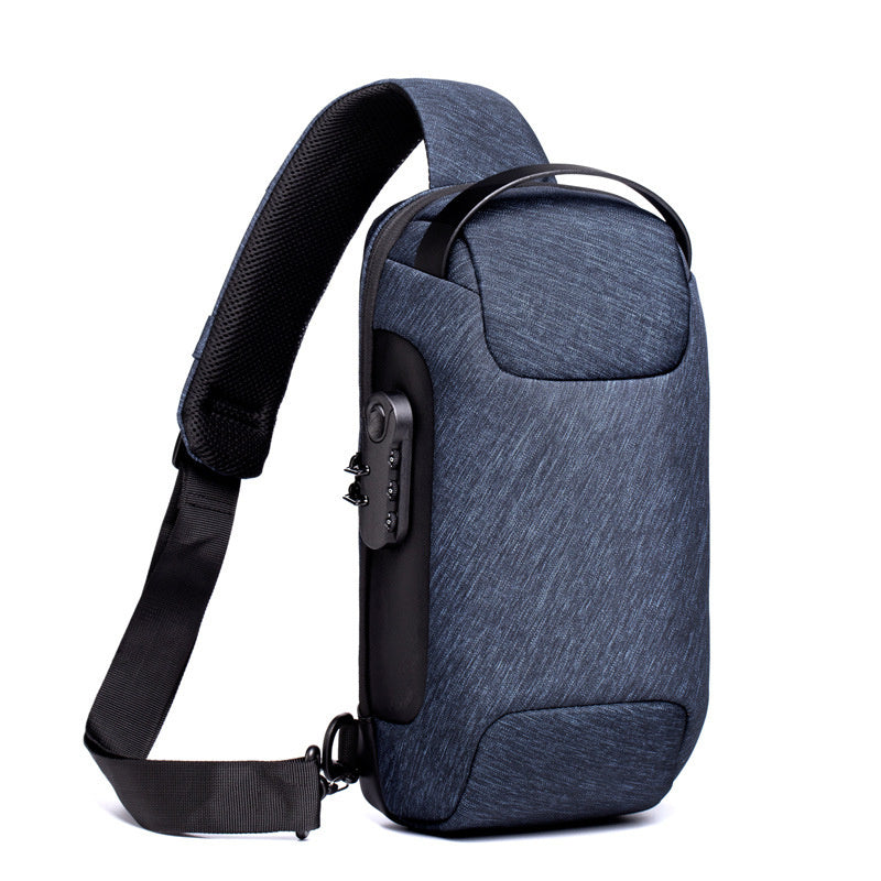 Borsa a Spalla Antifurto Impermeabile con USB Multifunzionale